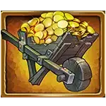Fire in the Hole 3 - Cart with Coins Symbol