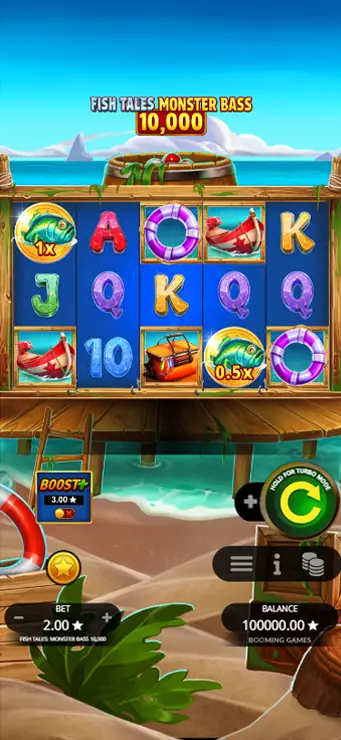 Fish Tales Monster Bass 10000 - Mobile Base Game