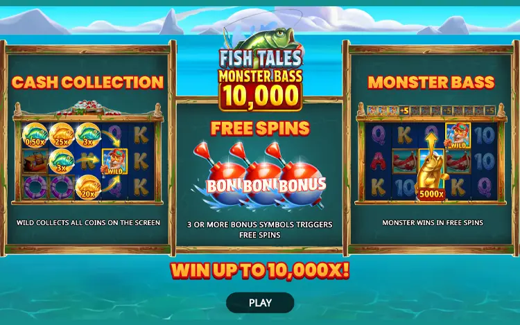 Fish Tales Monster Bass 10000 - Feature