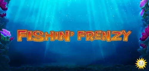 Logo for the slot game Fishin Frenzy