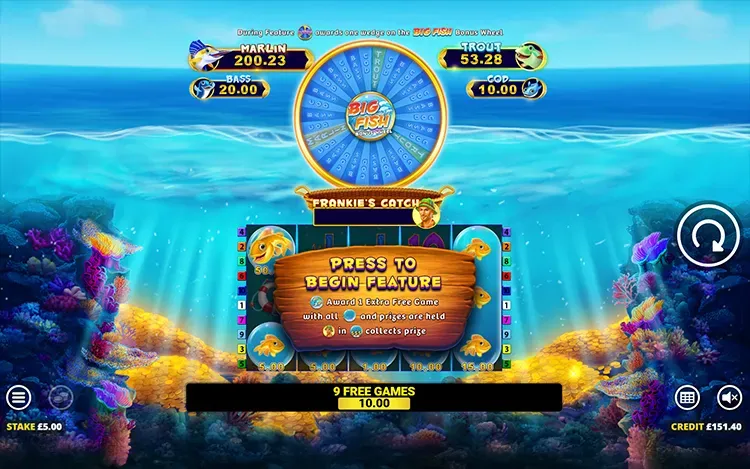Fishin Frenzy Bubble Bonanza - Free Spins