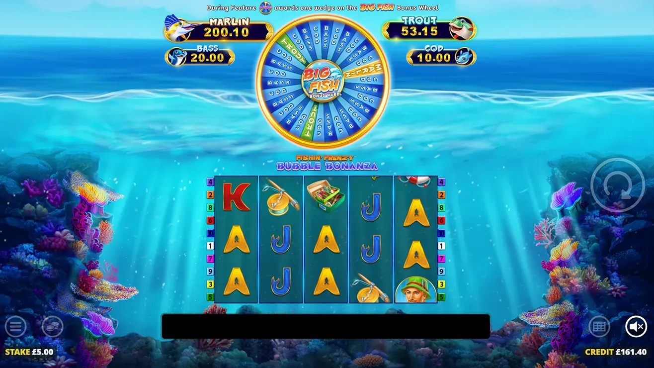 Fishin Frenzy Bubble Bonanza - Mobile Base Game