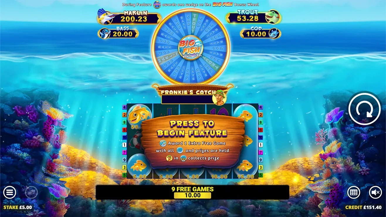Fishin Frenzy Bubble Bonanza - Mobile Bonus Game