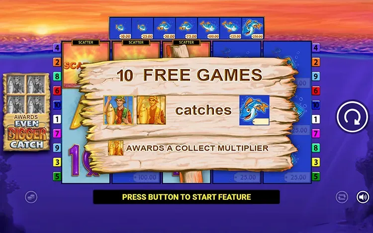 Fishin Frenzy Even Bigger Catch - Free Spins