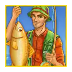 Fishin Frenzy Power 4 Slots - Fisherman Symbol