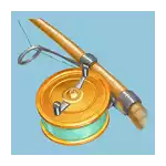 Fishin Frenzy Power 4 Slots - Fishing Rod Symbol