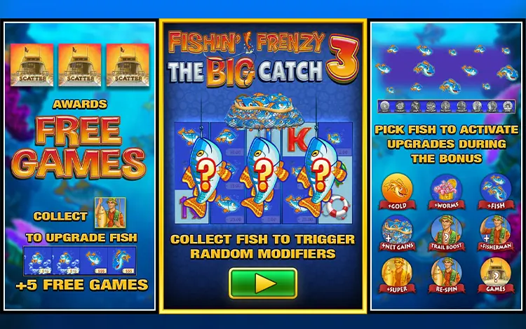 Fishin’ Frenzy The Big Catch 3 - Bonus Feature