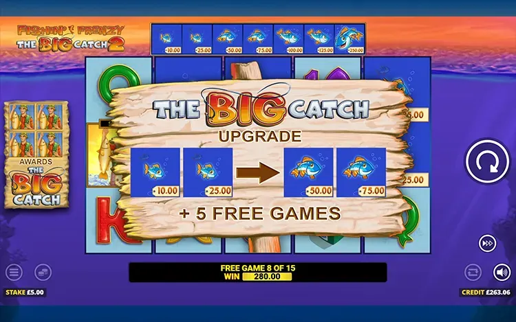 Fishin Frenzy the Big Catch 2 - Big Catch Upgrade