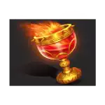 Zeus vs Hades Gods of War - Flaming Goblet Symbol