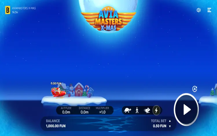 Aviamasters X-Mas - Flight Speed Options