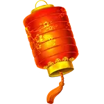 Floating Dragon Wild Horses - Paper Lantern Symbol