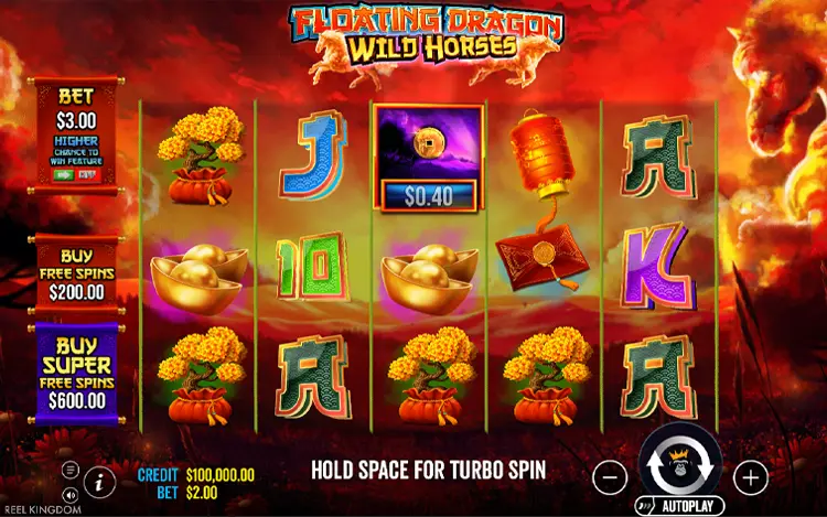 Floating Dragon Wild Horses - RTP & Wagering