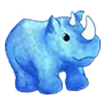 Fluffy Favourites Rhino Symbol