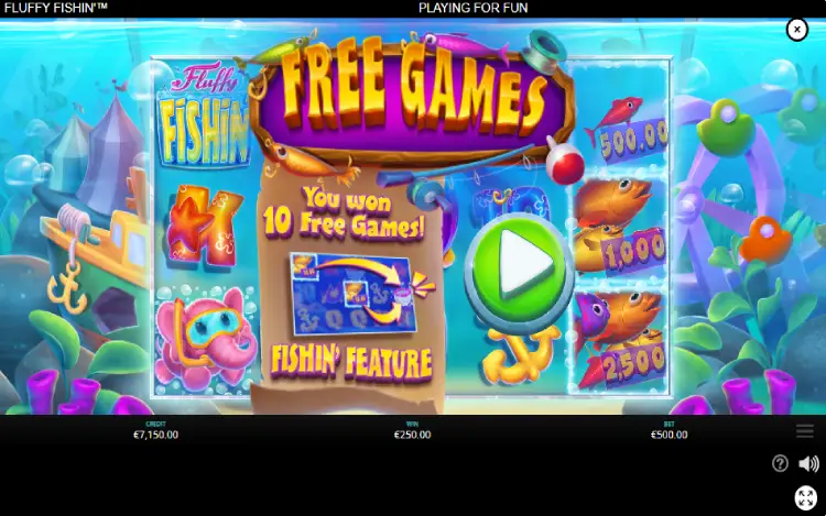 Fluffy Fishin' - Mobile Bonus Game
