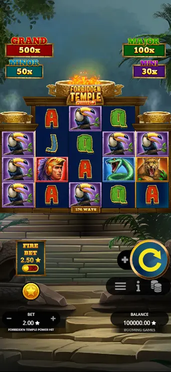 Forbidden Temple Power Hit - Mobile Base Game