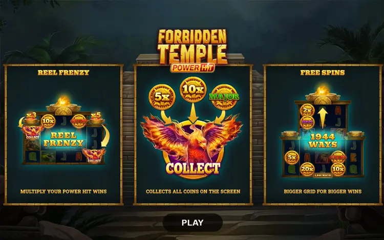 Forbidden Temple Power Hit Feature