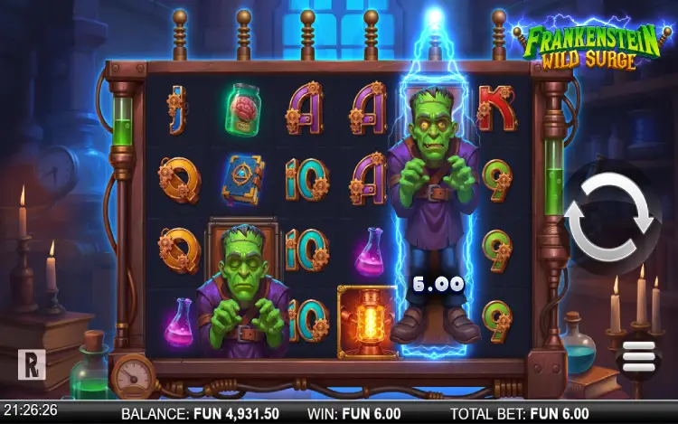 Frankenstein Wild Surge - Wild Symbol