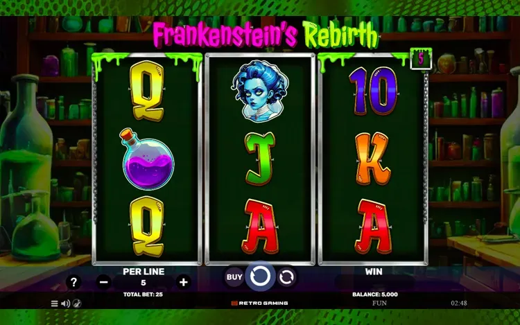 Frankensteins Rebirth - RTP and Wagering