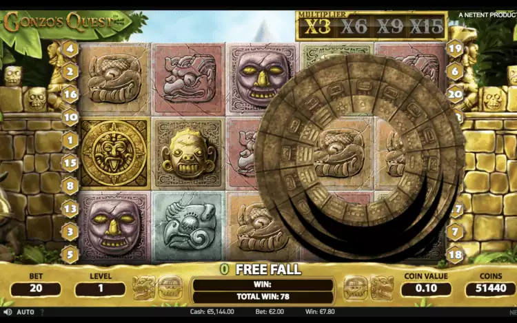 Gonzo's Quest Free Drops