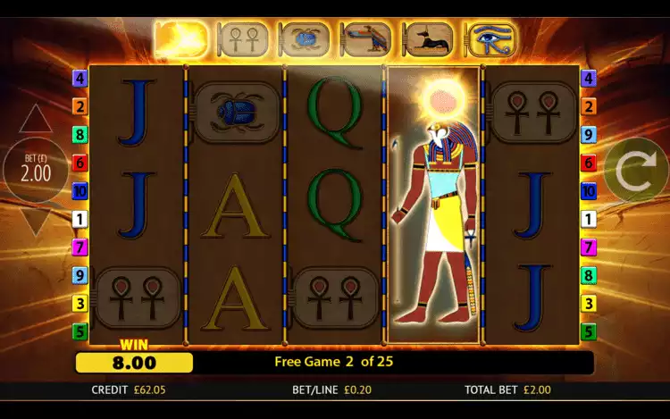 Eye of Horus - Free Spins + Symbol Upgrades