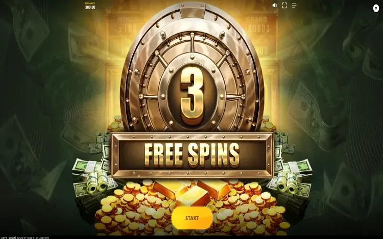 Biggest Vault - Free Spins Feature