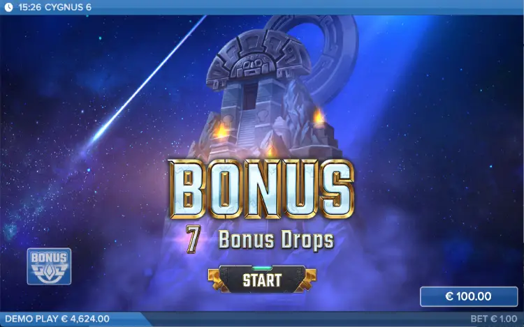 Cygnus 6 - Free Spins Bonus Feature