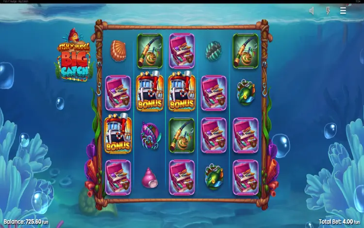 Fish 'n' Nudge Big Catch - Free Spins Feature