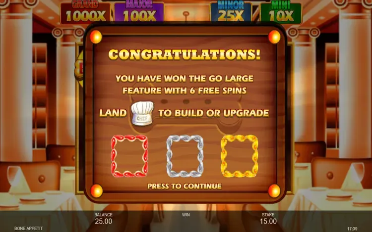 Bone Appetit - Free Spins Feature