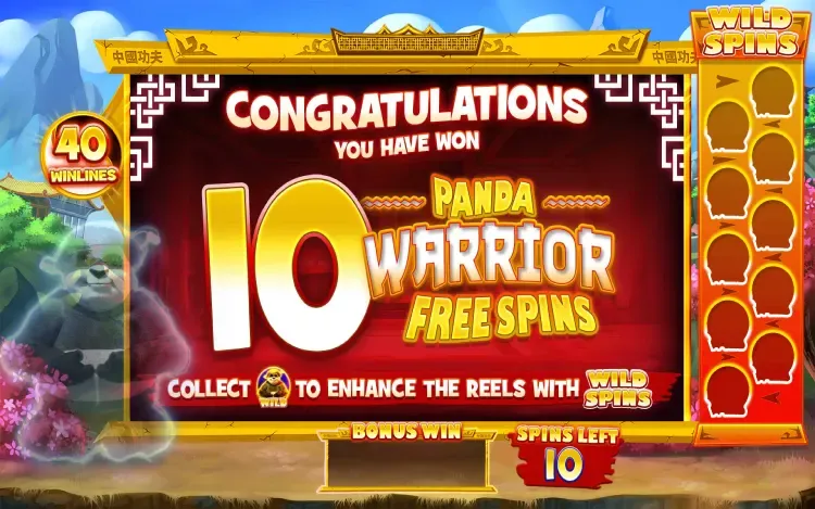 Paws of Fury - Free Spins Feature