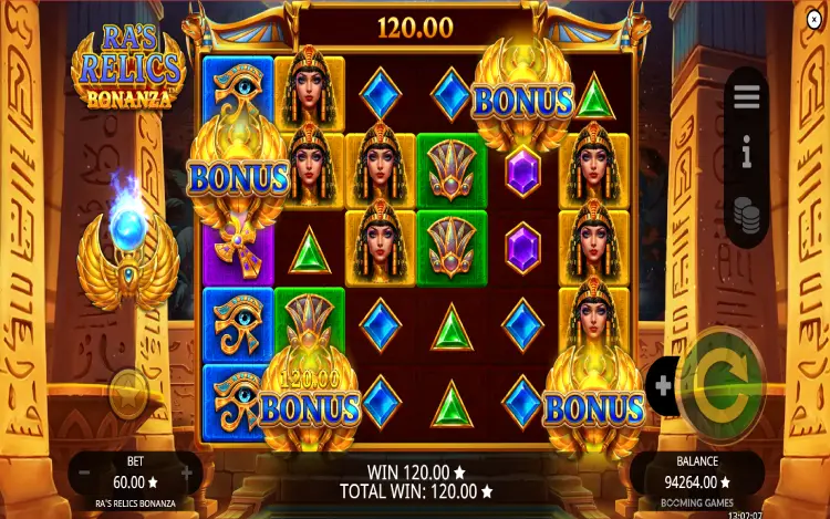 Ra's Relics Bonanza - Free Spins