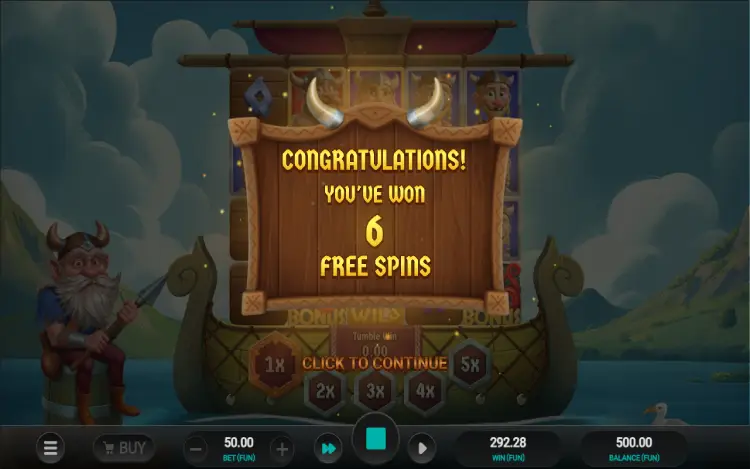 Cod of Thunder Dream Drop - Free Spins Feature