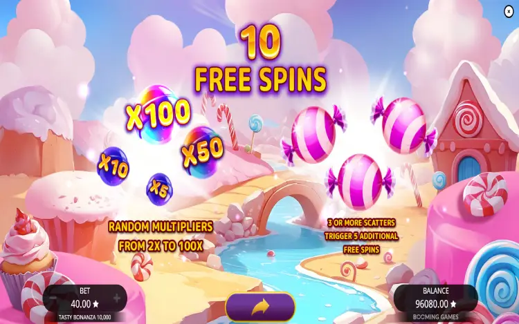 Tasty Bonanza 10,000 - Free Spins