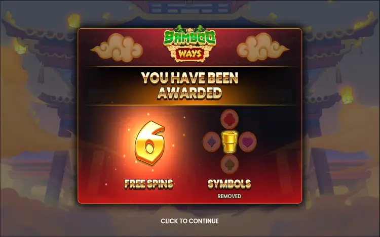 Bamboo Ways - Free Spins Feature