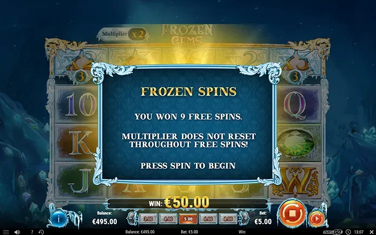 Frozen Gems - Frozen Spins