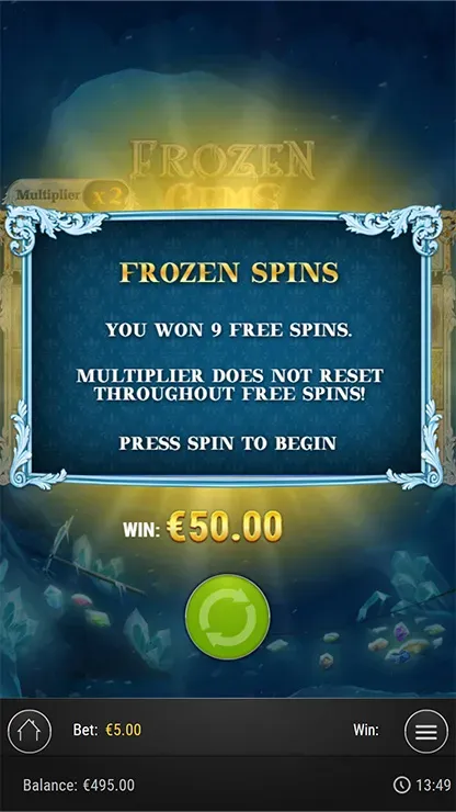 Frozen Gems - Mobile Bonus Game