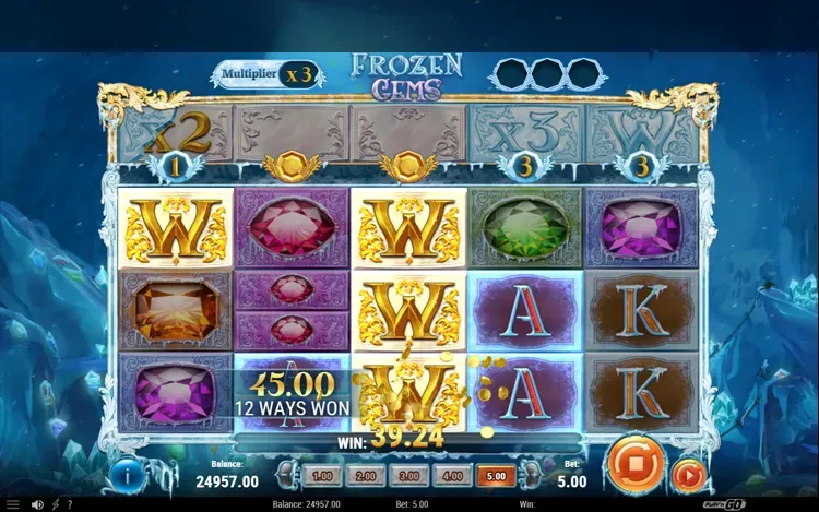 Frozen Gems - Wild Symbol