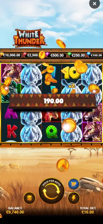 Full Moon White Thunder - Mobile Simple Win