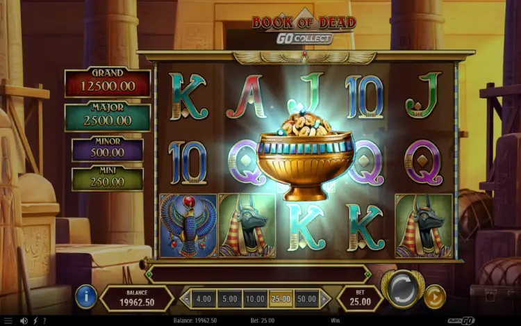 Book of Dead GO Collect - GO Collect Feature