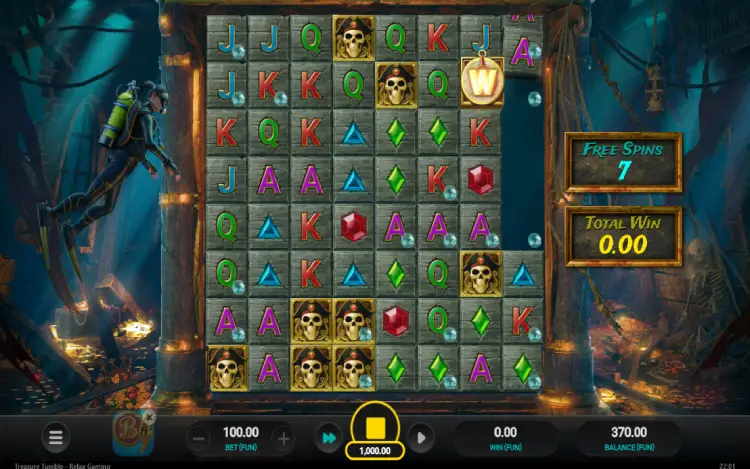 Treasure Tumble - Galleon Bonus Feature