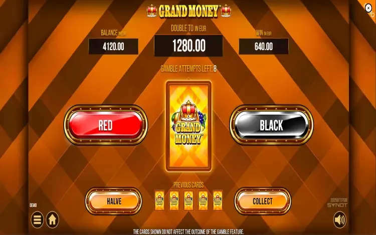 Grand Money - Gamble Feature