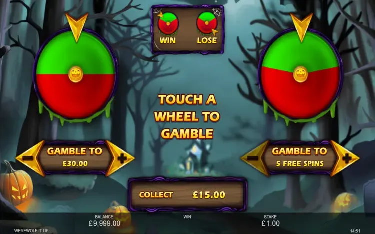 Werewolf It Up - Gamble Feature