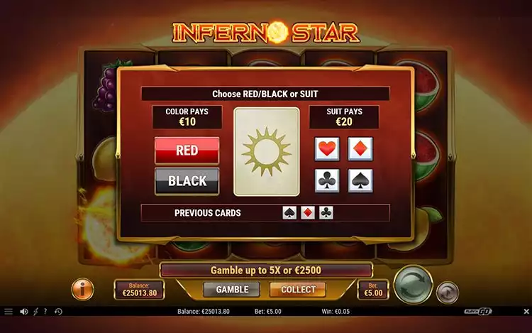 Gamble feature