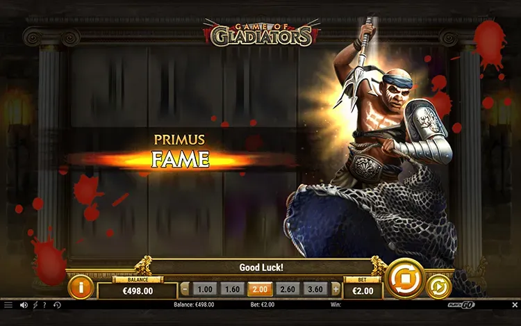 Game of Gladiators - Base Game Primus Mystery Features