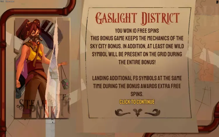 Steamrunners - Gaslight District Free Spins