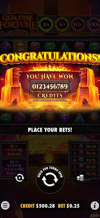 Gem Fire Fortune - Mobile Win