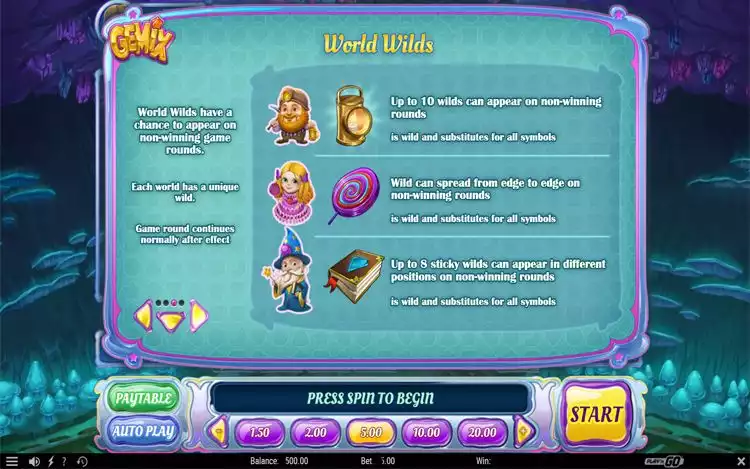Gemix Wild Symbols