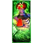 Genie Jackpots Combo Frenzy - Green Genie Symbol