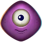 Gigantoonz - Small Purple Gigantoon Symbol