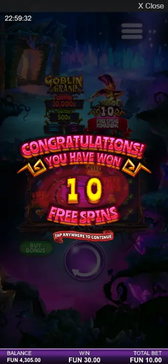 Goblin Grand - Mobile Bonus