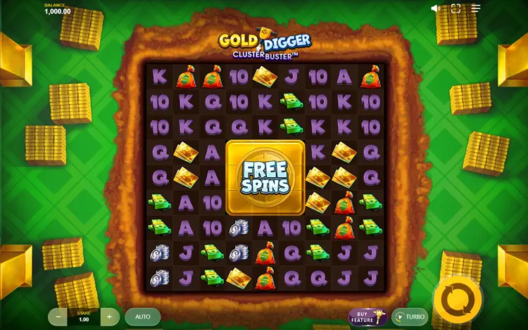 Gold Digger Clusterbuster - RTP & Wagering